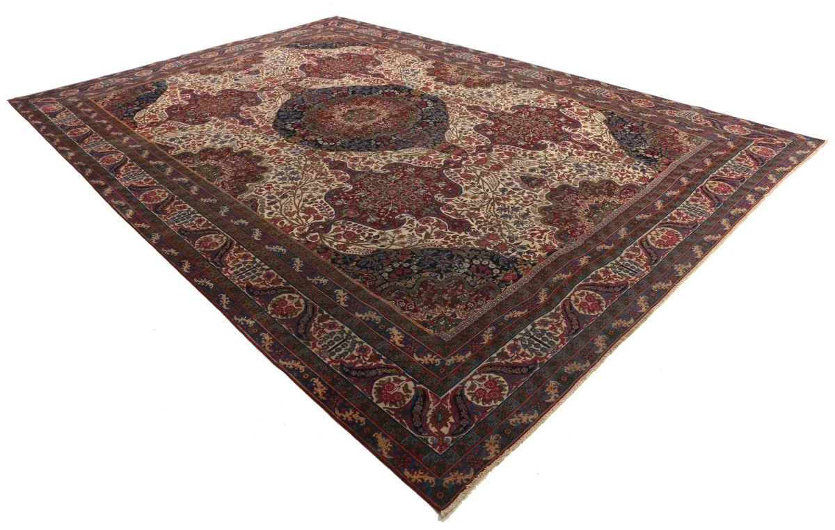 340x497 см, Иран, Винтаж, Wool, красный — вид 2