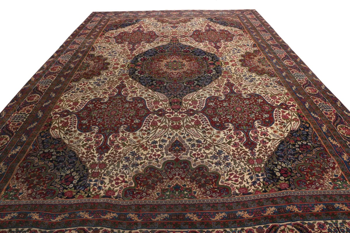 340x497 см, Иран, Винтаж, Wool, красный — вид 3