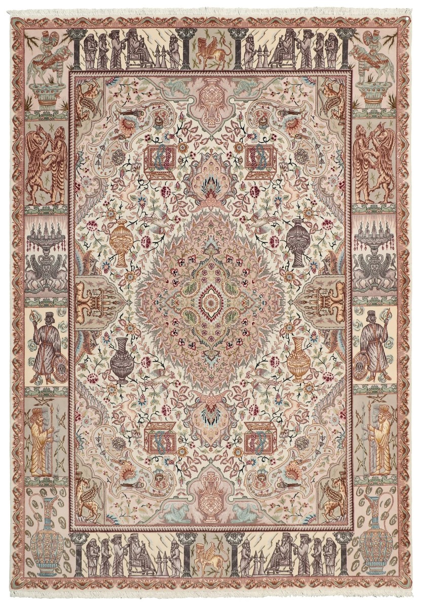 148x210 см, Иран, Табриз, Wool, коричневый