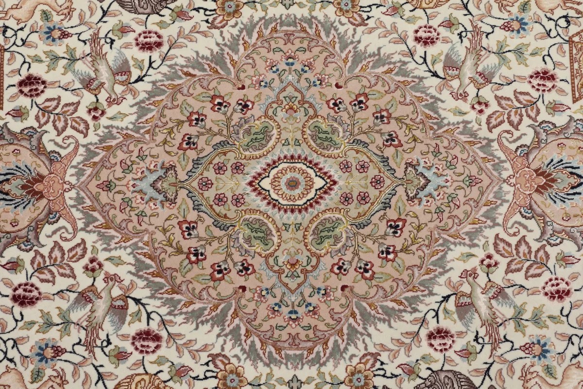 148x210 см, Иран, Табриз, Wool, коричневый — вид 4