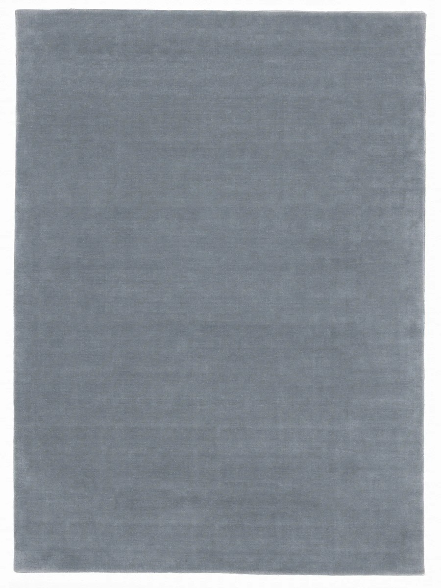 300x400 см, Индия, Однотонные, Wool, синий