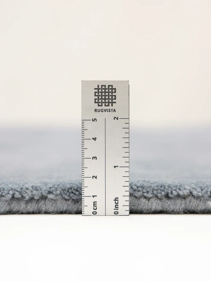 300x400 см, Индия, Однотонные, Wool, синий — вид 4
