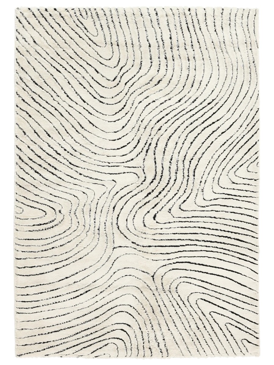 240x340 см, Турция, Шэгги, Polypropylene, чёрный