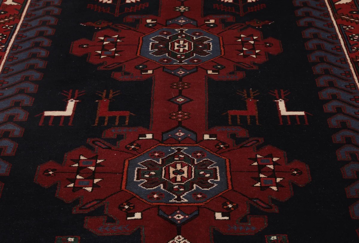 157x390 см, Иран, Хамадан, Wool, чёрный — вид 5