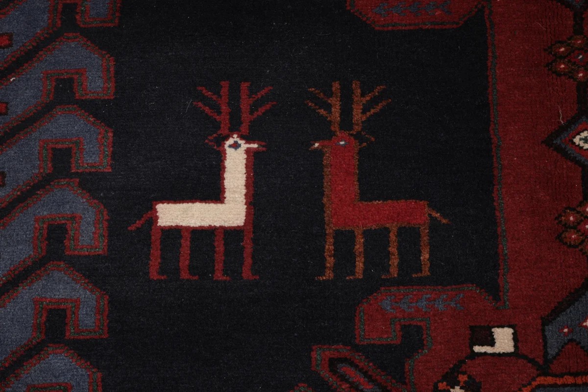 157x390 см, Иран, Хамадан, Wool, чёрный — вид 7