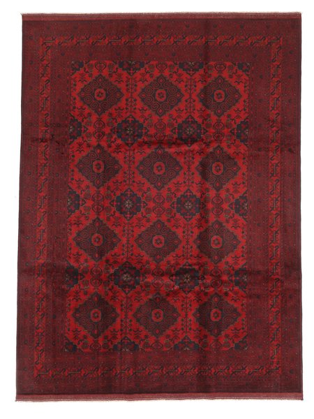 253x340 см, Афганистан, Афган / Пакистан, Wool, чёрный