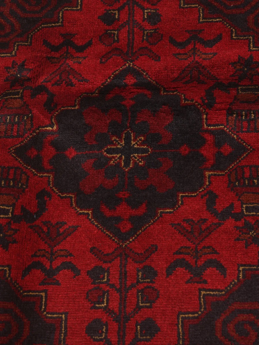 253x340 см, Афганистан, Афган / Пакистан, Wool, чёрный — вид 4