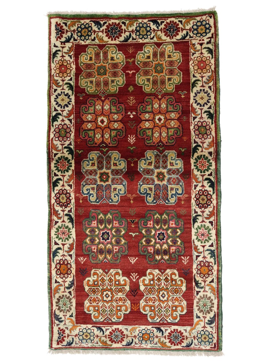 85x167 см, Иран, Кашкай, Wool, чёрный