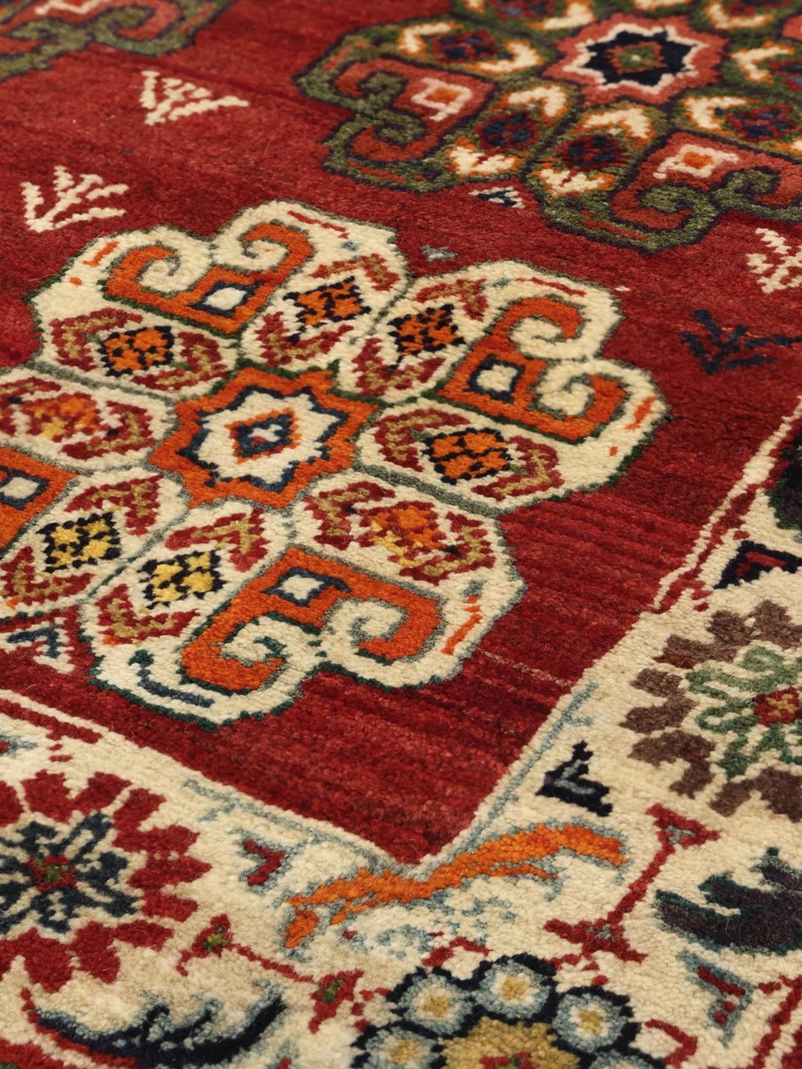 85x167 см, Иран, Кашкай, Wool, чёрный — вид 4