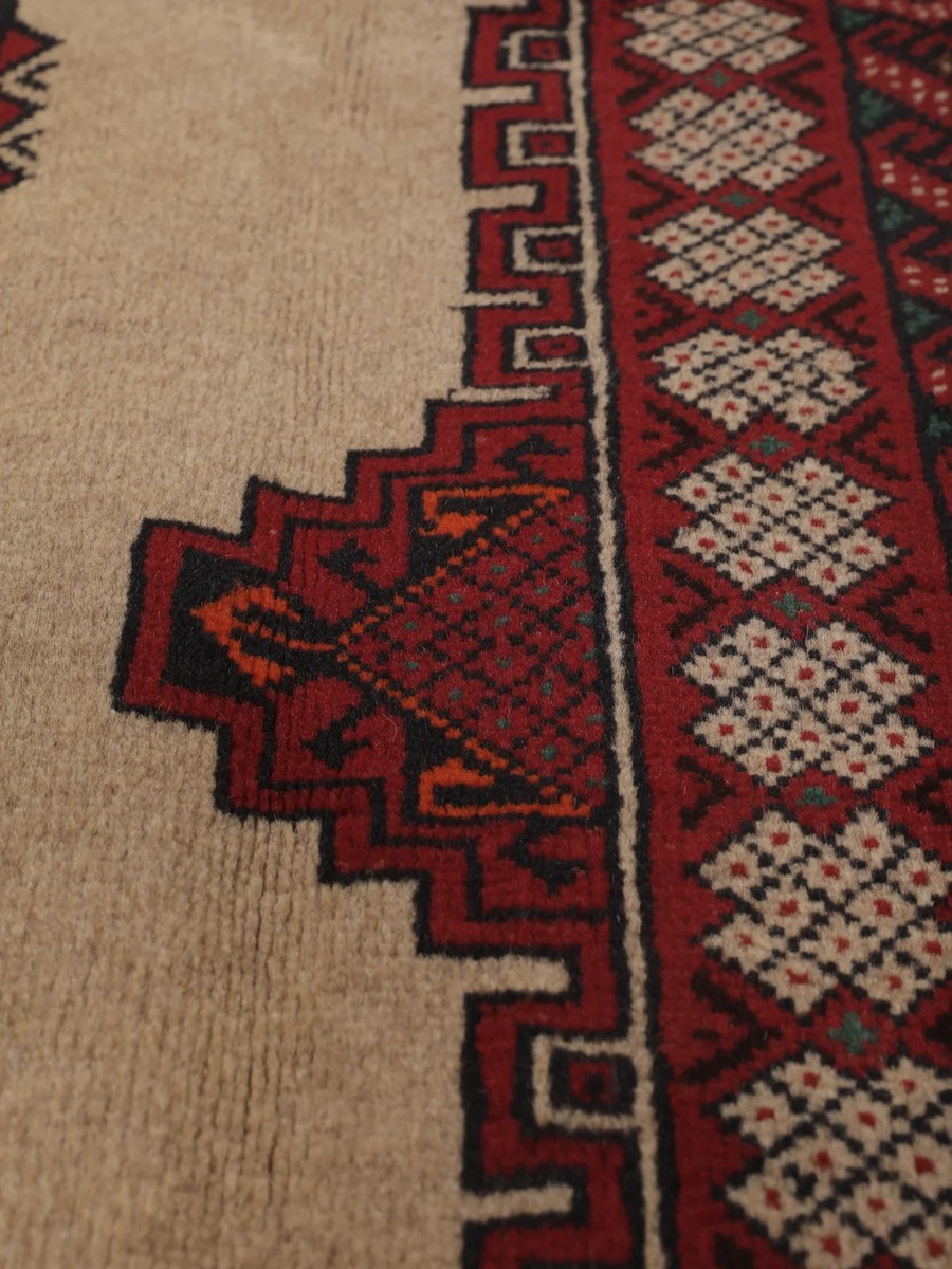 102x207 см, Иран, Балучи, Wool, чёрный — вид 6