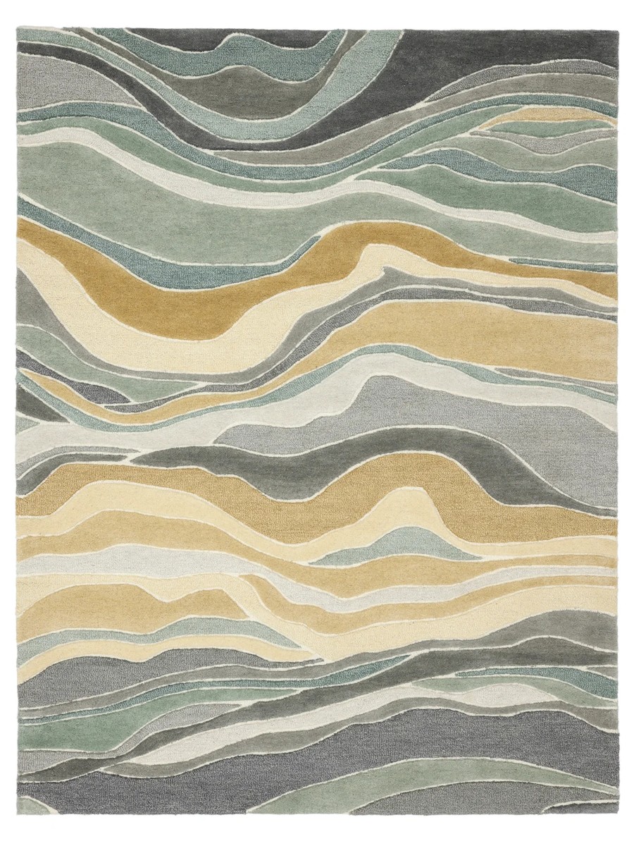 300x400 см, Индия, Современные, Wool, многоцветный