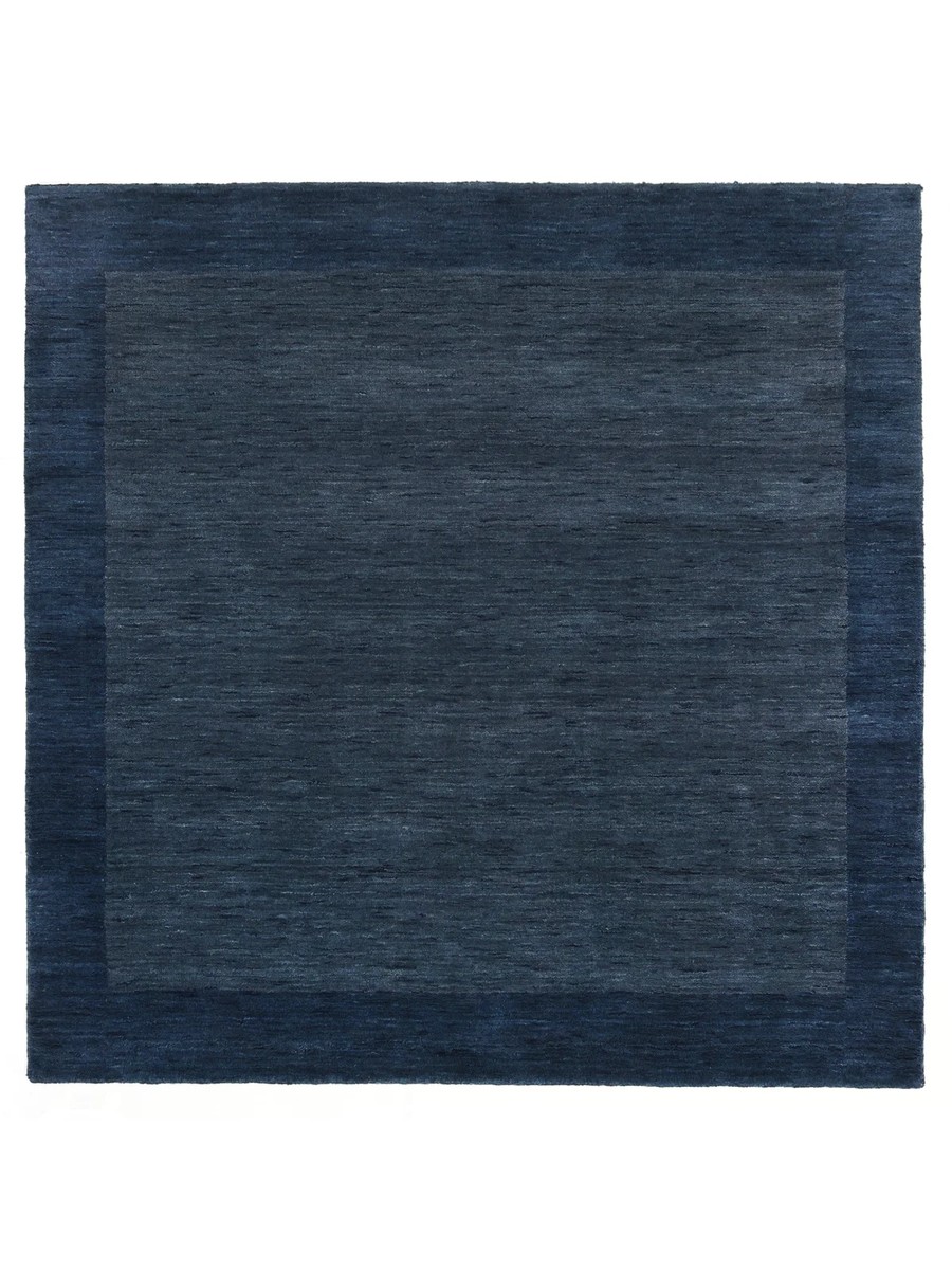 300x300 см, Индия, Современные, Wool, тёмно-синий
