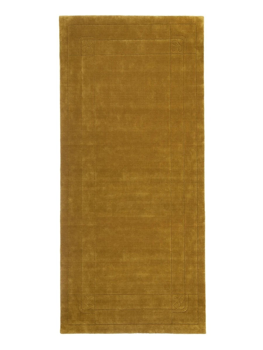 80x200 см, Индия, Современные, Wool, золотистый
