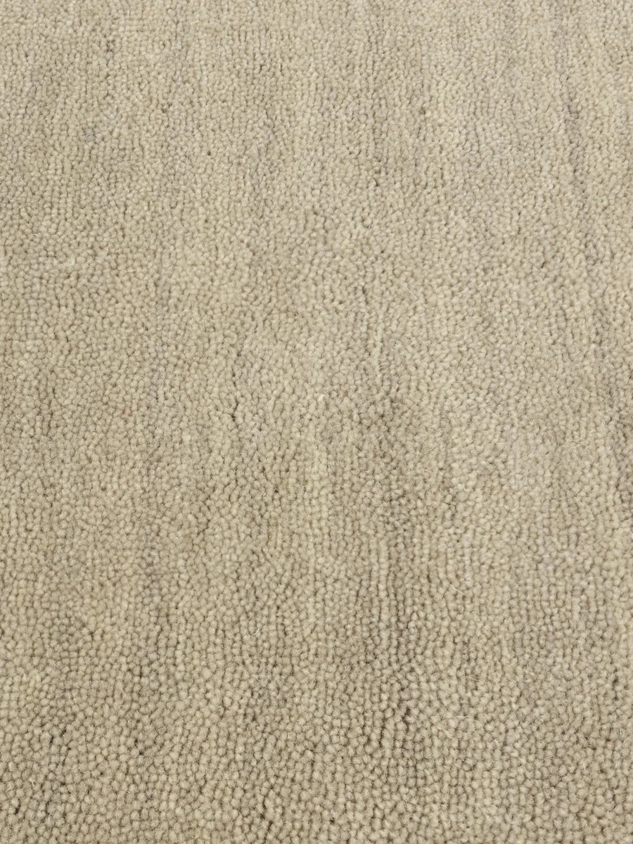 80x400 см, Индия, Однотонные, Wool, серо-бежевый