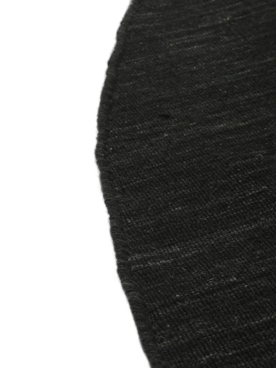 Ø300 см, Индия, Килимы, Wool, чёрный — вид 4