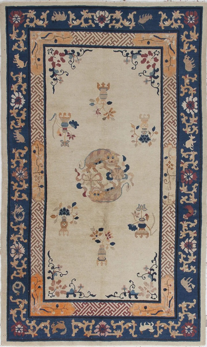 123x210 см, Китай, Восточные, Wool, оранжевый