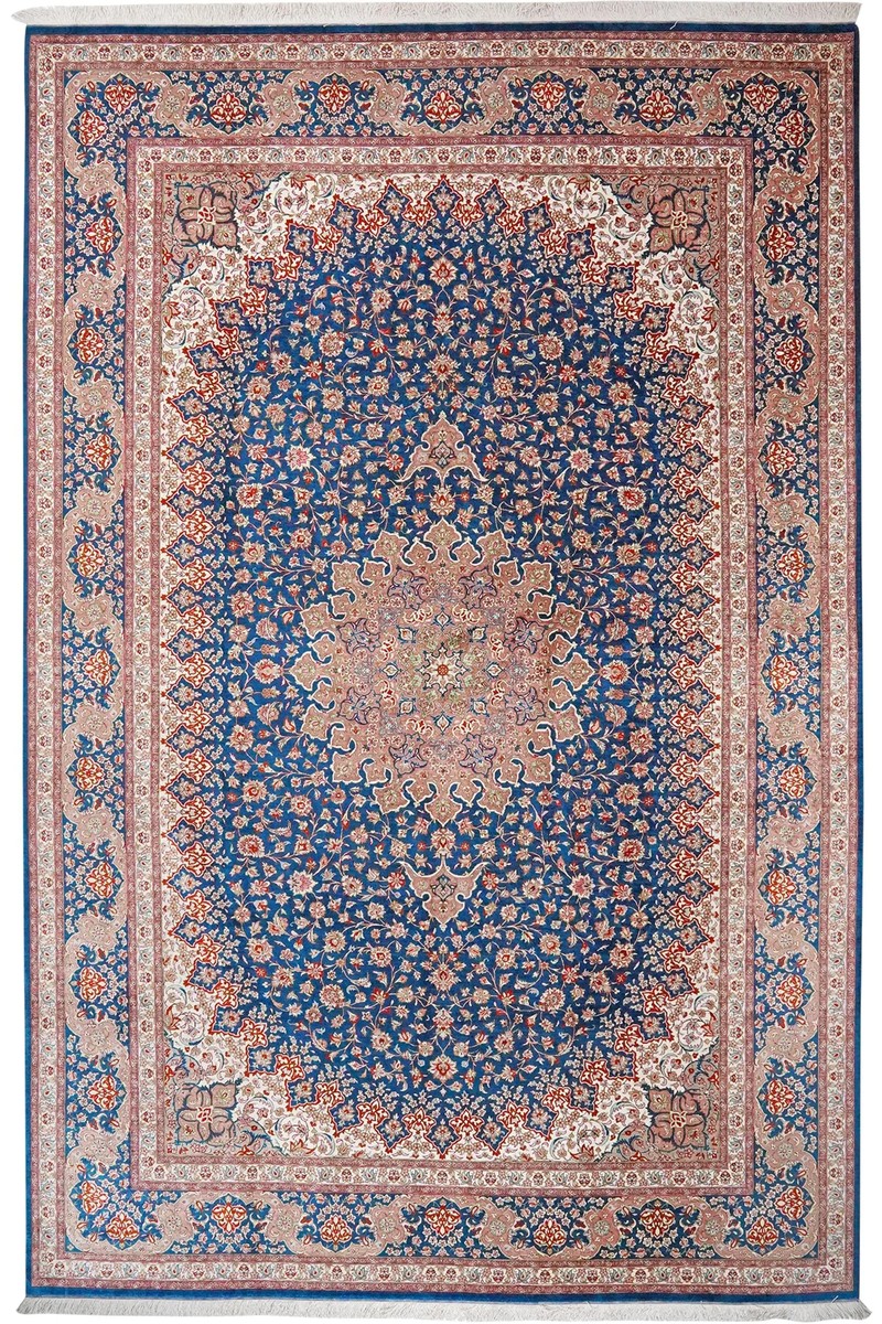 197x299 см, Иран, Шёлк, Silk, красный