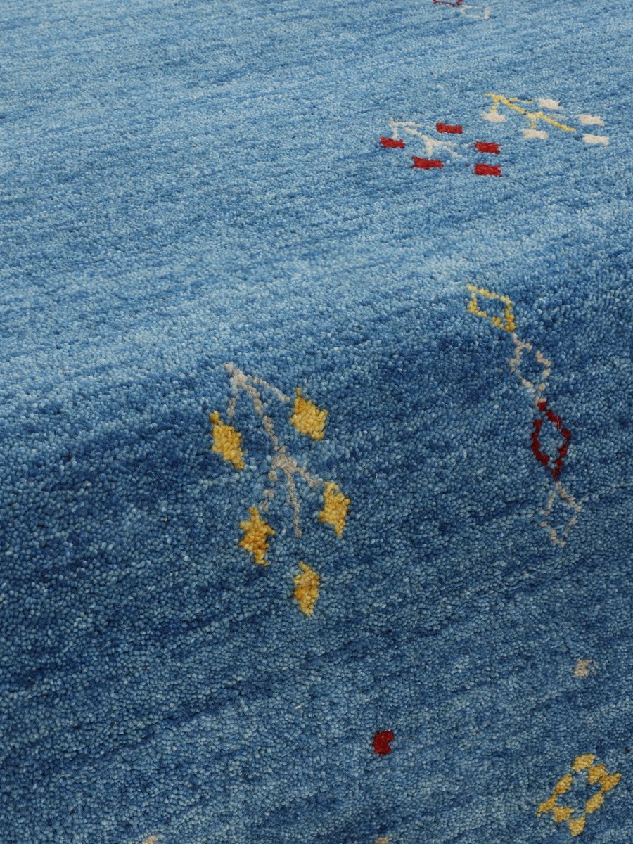 200x300 см, Индия, Габбе, Wool, синий — вид 5