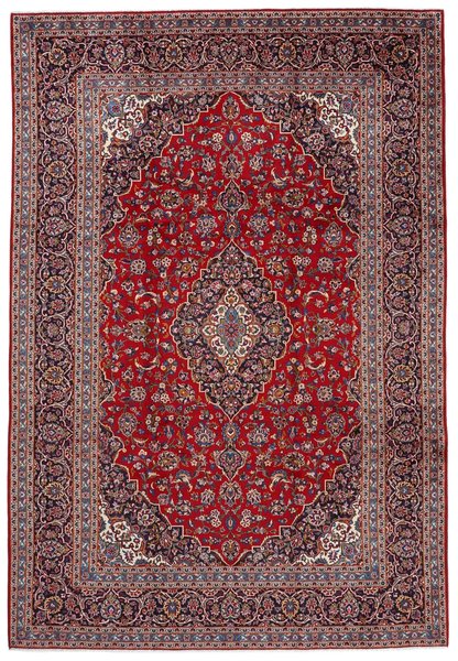 247x361 см, Иран, Кашан, Wool, красный