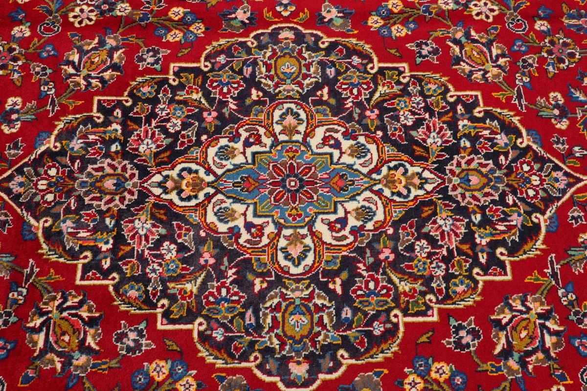 247x361 см, Иран, Кашан, Wool, красный — вид 3