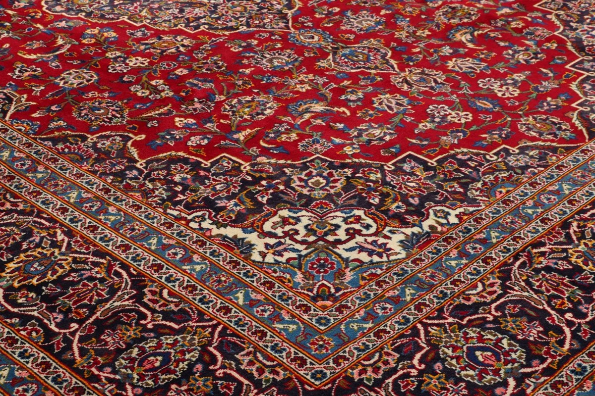 247x361 см, Иран, Кашан, Wool, красный — вид 4