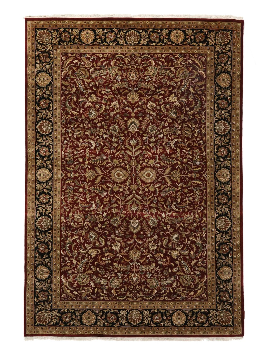 190x276 см, Индия, Сарук, Wool, чёрный