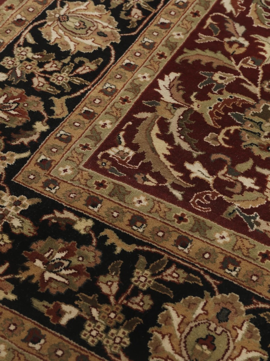 190x276 см, Индия, Сарук, Wool, чёрный — вид 4