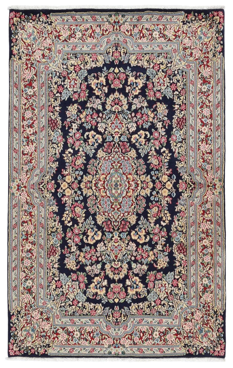 155x245 см, Иран, Керман, Wool, коричневый
