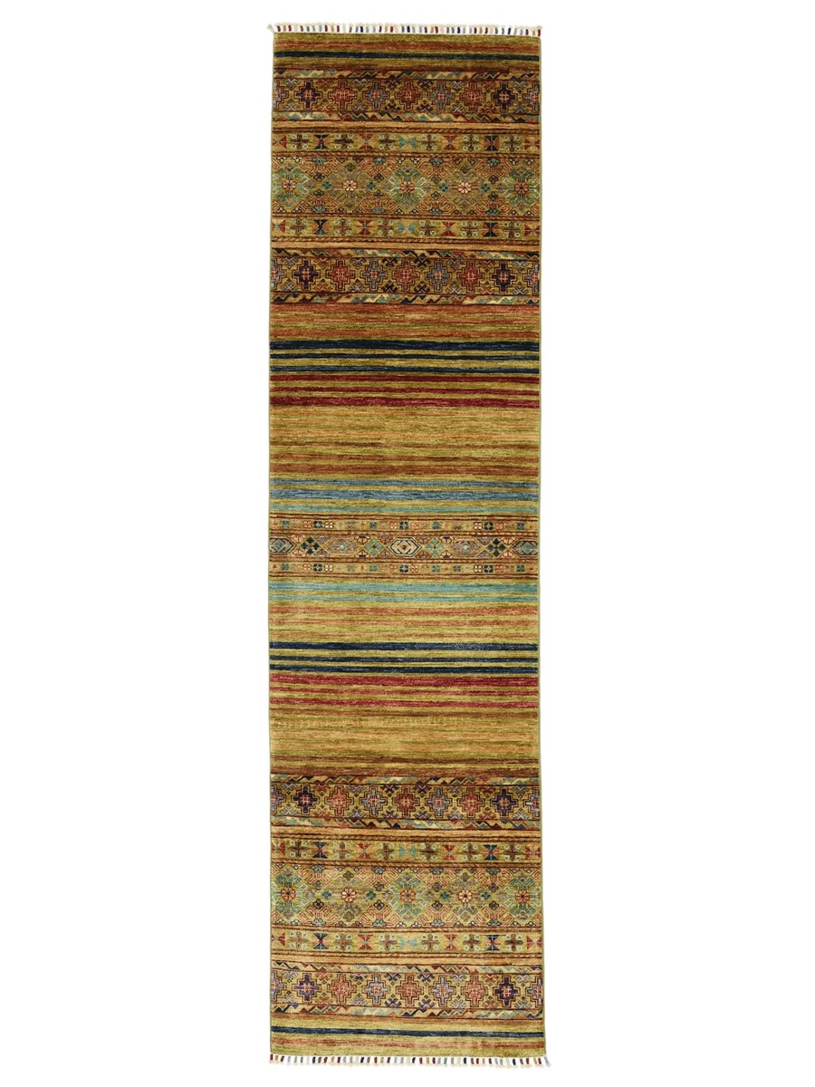 78x296 см, Афганистан, Восточные, Wool, коричневый