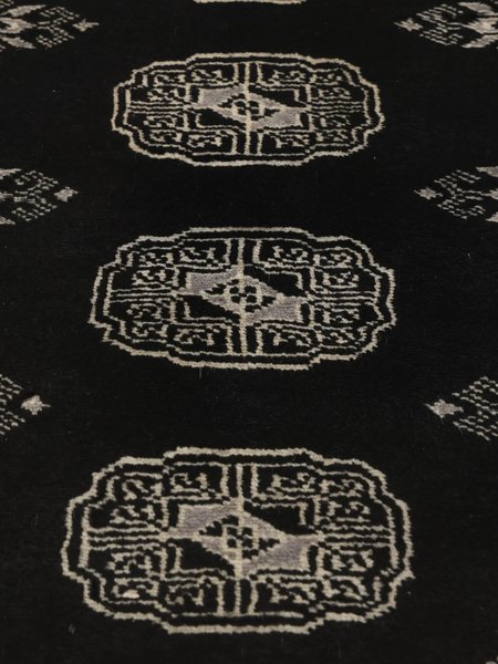 75x307 см, Пакистан, Афган / Пакистан, Wool, чёрный