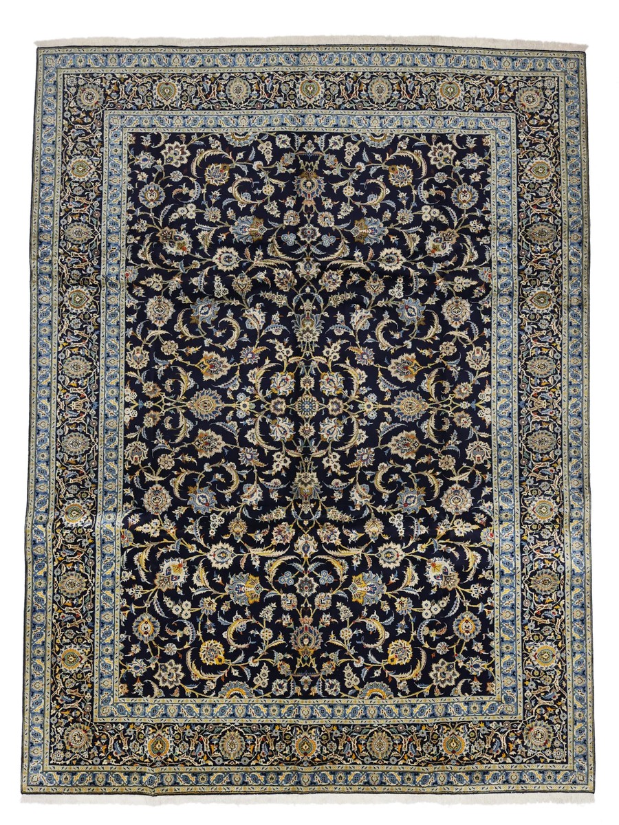 296x400 см, Иран, Кашан, Wool, чёрный
