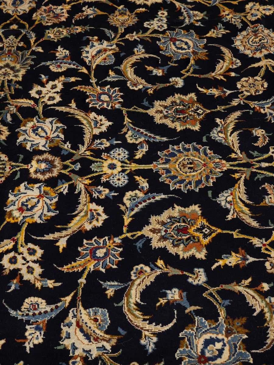 296x400 см, Иран, Кашан, Wool, чёрный — вид 4