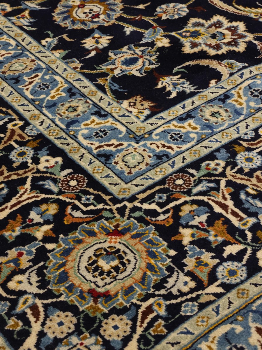 296x400 см, Иран, Кашан, Wool, чёрный — вид 5