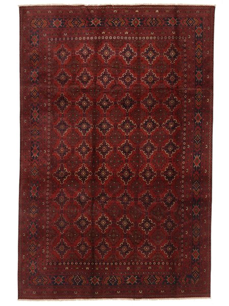 198x298 см, Афганистан, Афган / Пакистан, Wool, чёрный