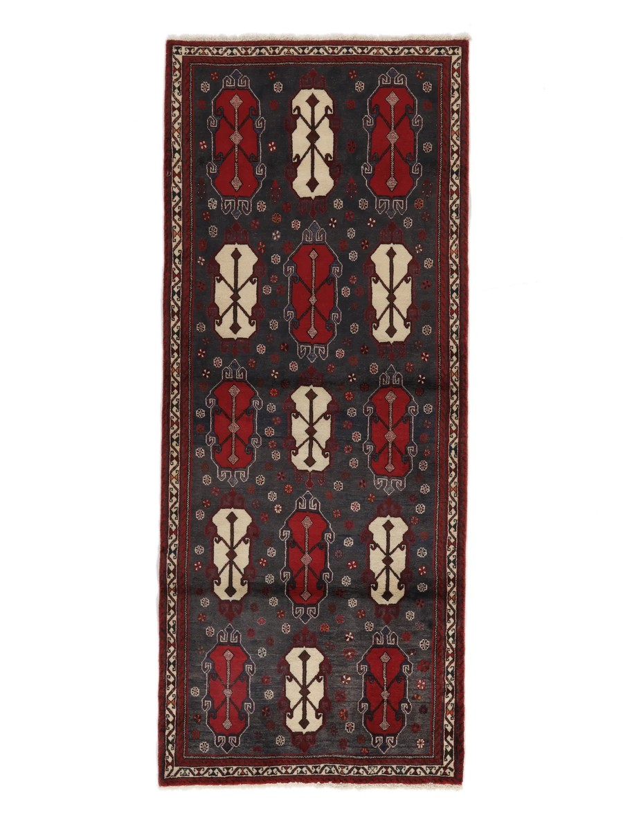 105x255 см, Иран, Восточные, Wool, чёрный