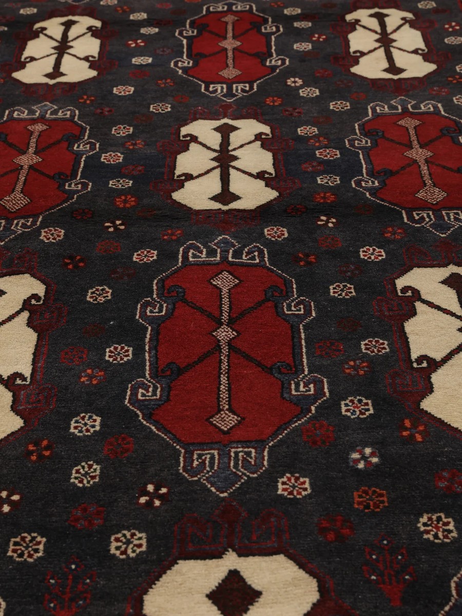 105x255 см, Иран, Восточные, Wool, чёрный — вид 5