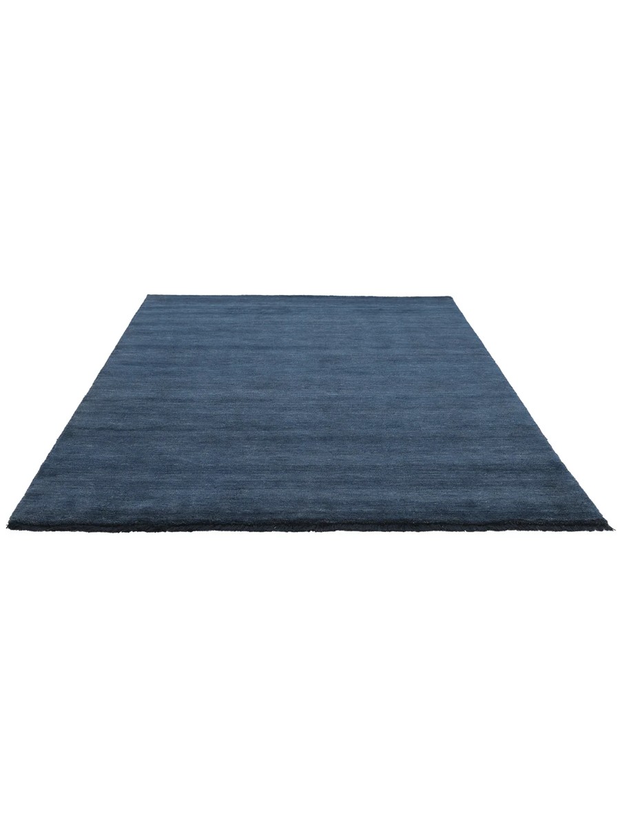 300x400 см, Индия, Однотонные, Wool, тёмно-синий — вид 2