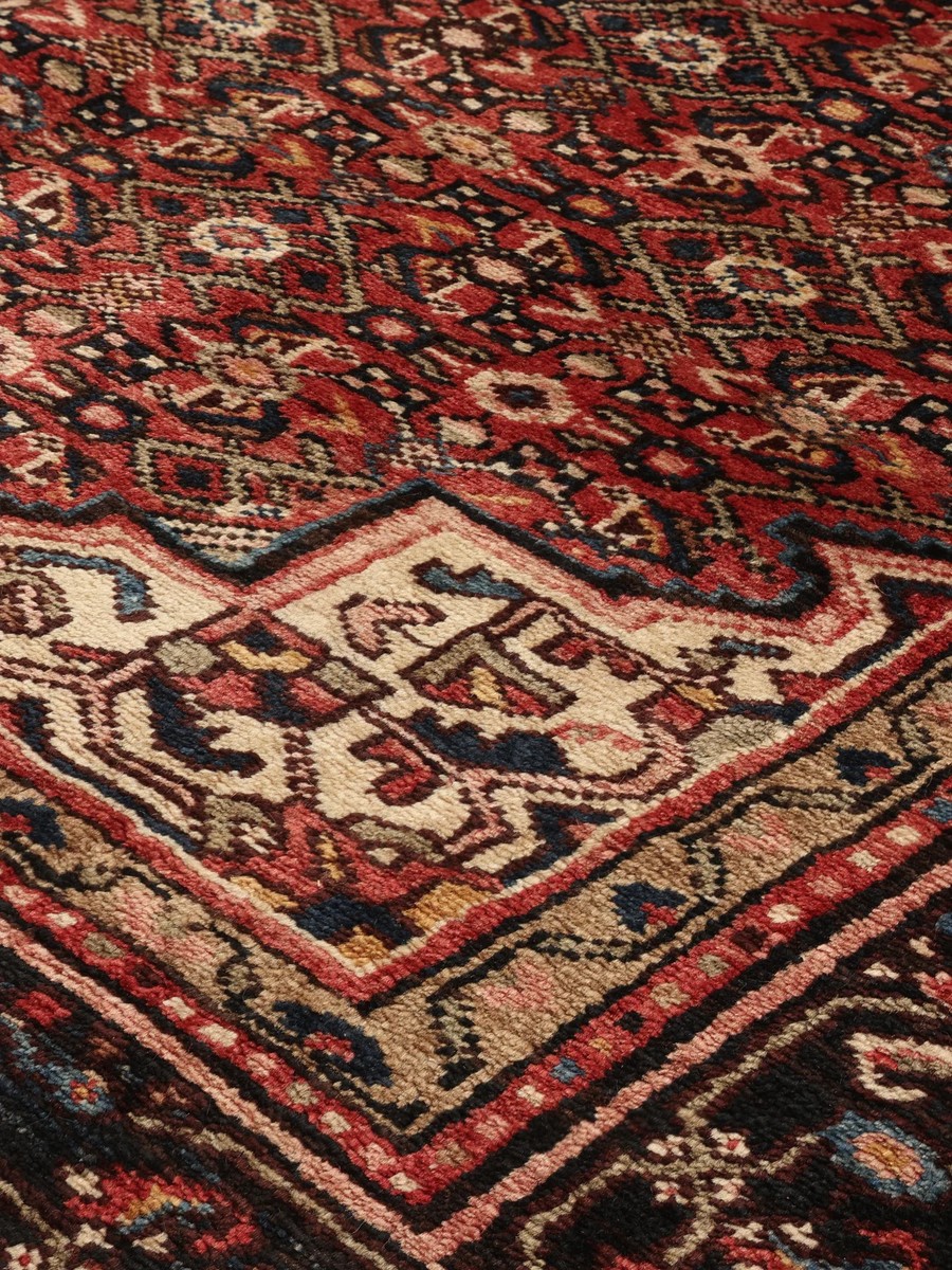 208x307 см, Иран, Хамадан, Wool, чёрный — вид 5
