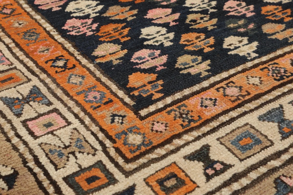 127x357 см, Турция, Восточные, Wool, чёрный — вид 3
