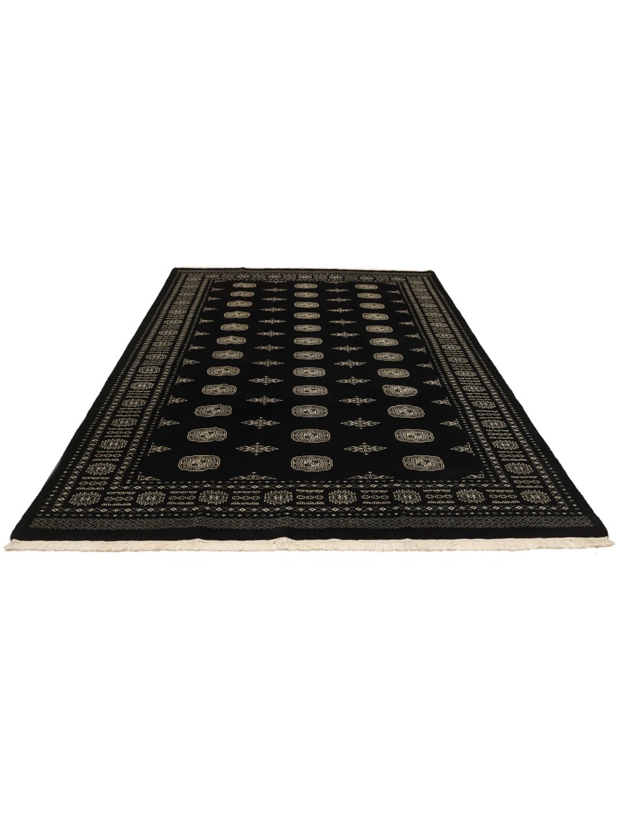202x290 см, Пакистан, Афган / Пакистан, Wool, чёрный — вид 2