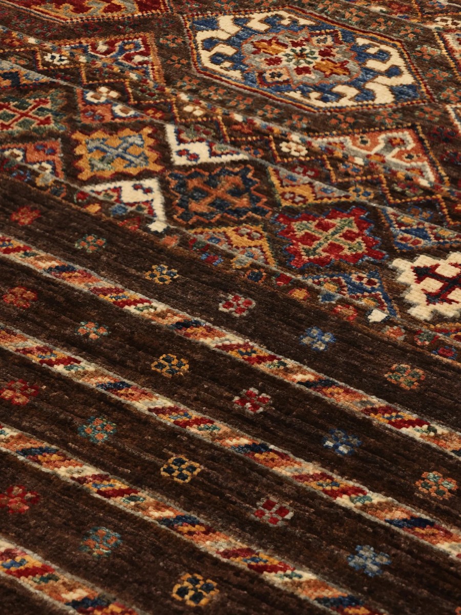 157x211 см, Афганистан, Восточные, Wool, коричневый — вид 3