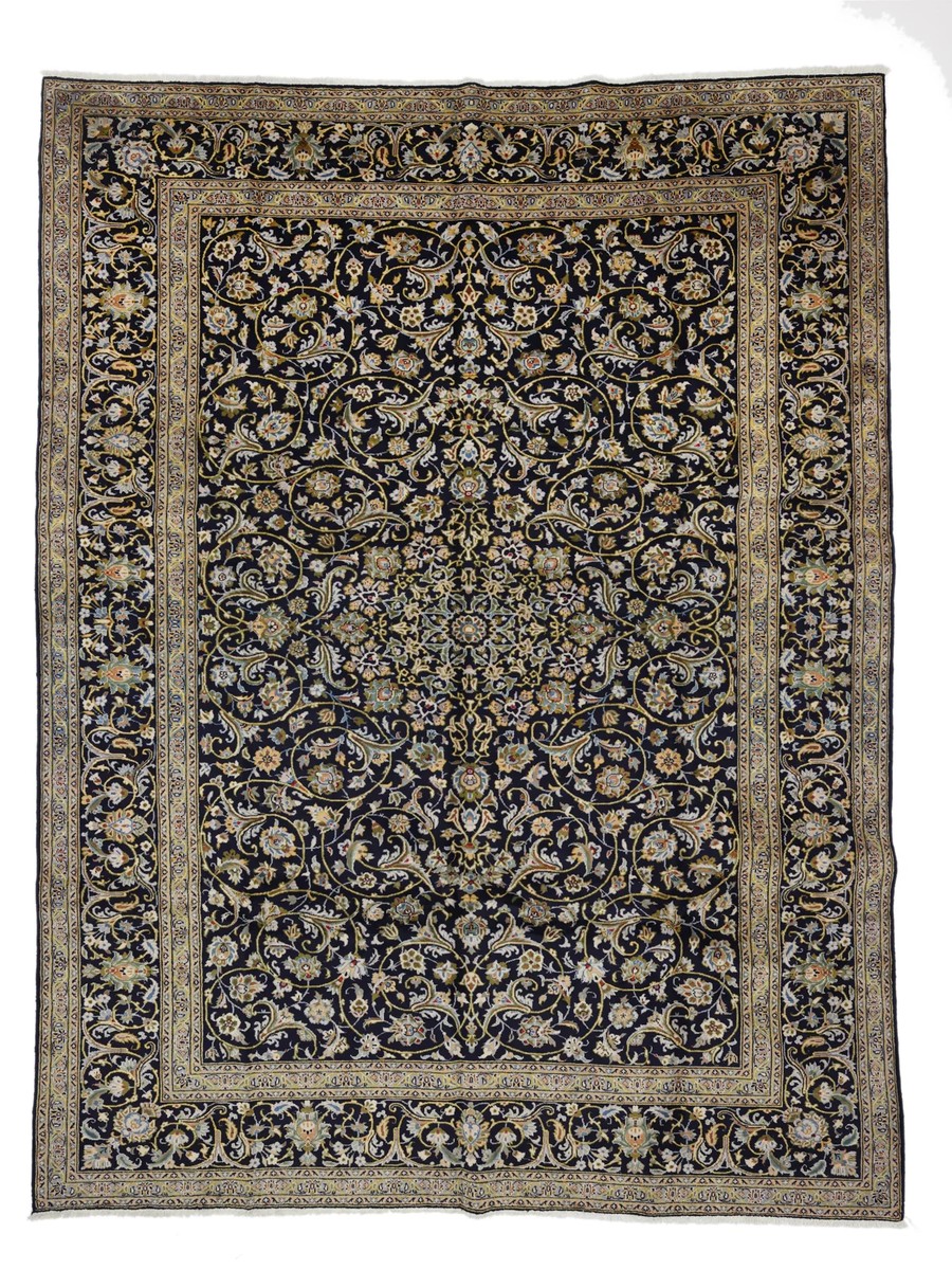 294x391 см, Иран, Кашан, Wool, коричневый