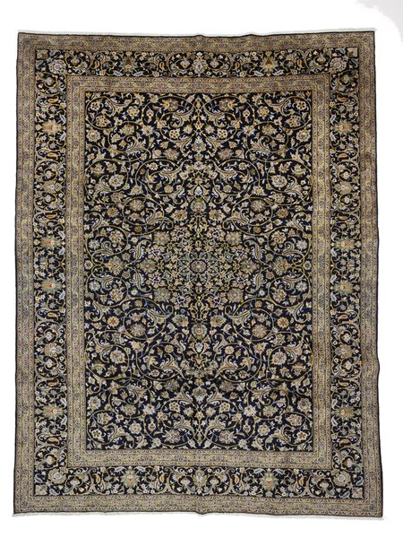 294x391 см, Иран, Кашан, Wool, коричневый