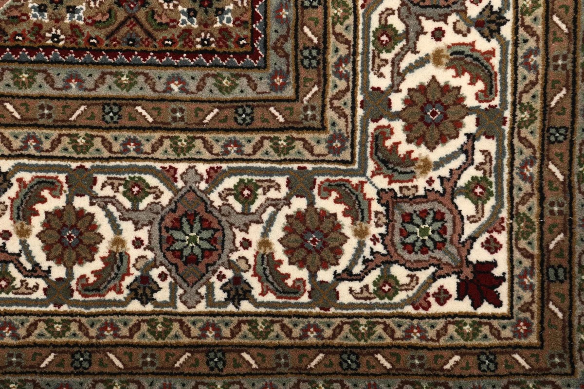 202x308 см, Индия, Табриз, Wool, оранжевый — вид 4