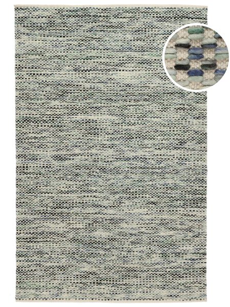 160x230 см, Индия, Современные, Wool, синий