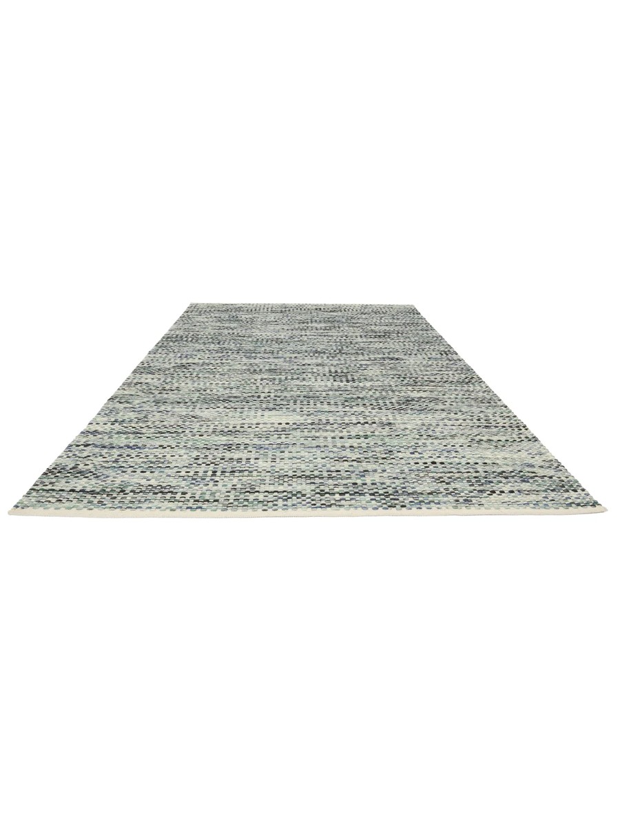 160x230 см, Индия, Современные, Wool, синий — вид 2