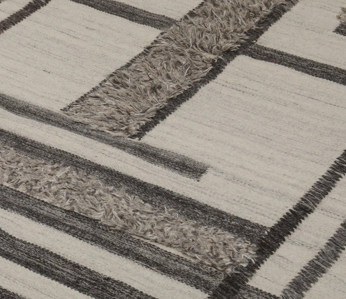 200x300 см, Индия, Современные, Wool, бежевый — вид 2