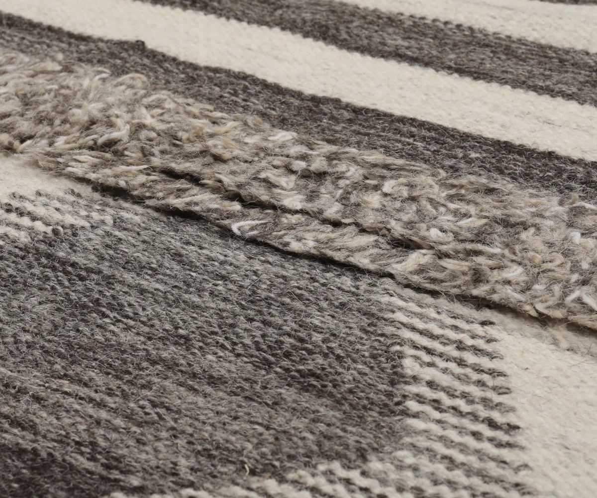 200x300 см, Индия, Современные, Wool, бежевый — вид 3