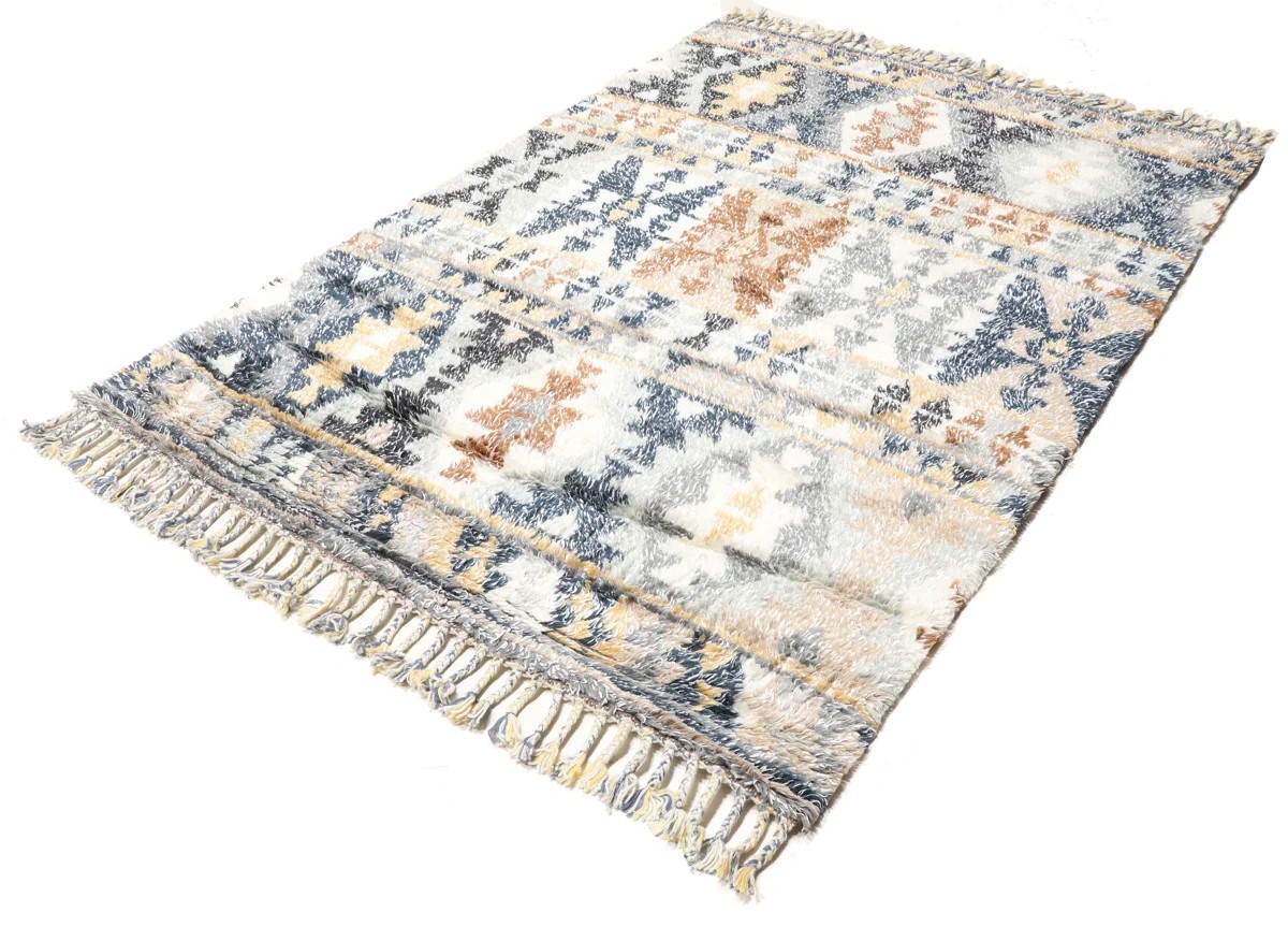 160x230 см, Индия, Бербер, Wool, синий