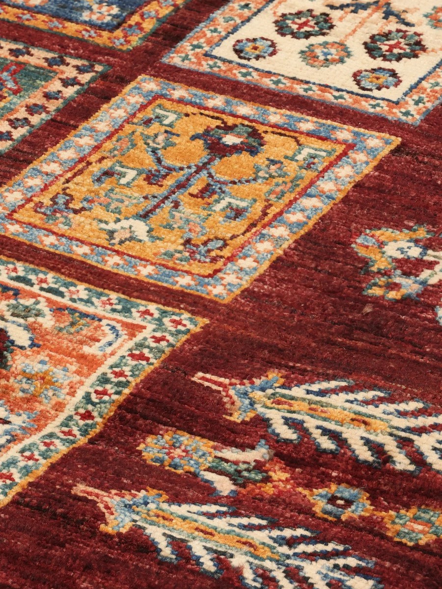 83x295 см, Афганистан, Восточные, Wool, чёрный — вид 5